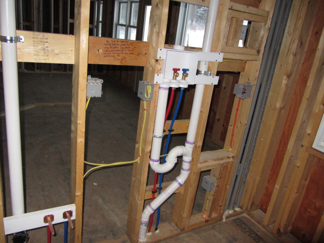 Organized residential electrical and utility rough-in